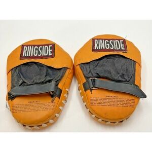 Ringside Boxing Focus Mitts Yellow/Black Training Pads 11x7.5